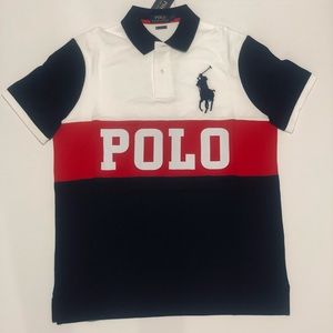Polo Ralph Lauren Big Pony Block Print Polo Shirt